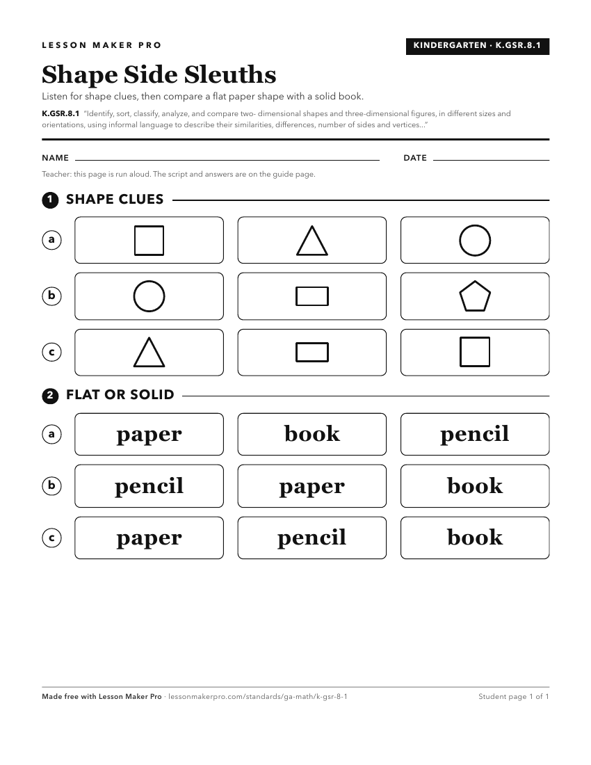 Preview of the K.GSR.8.1 printable worksheet