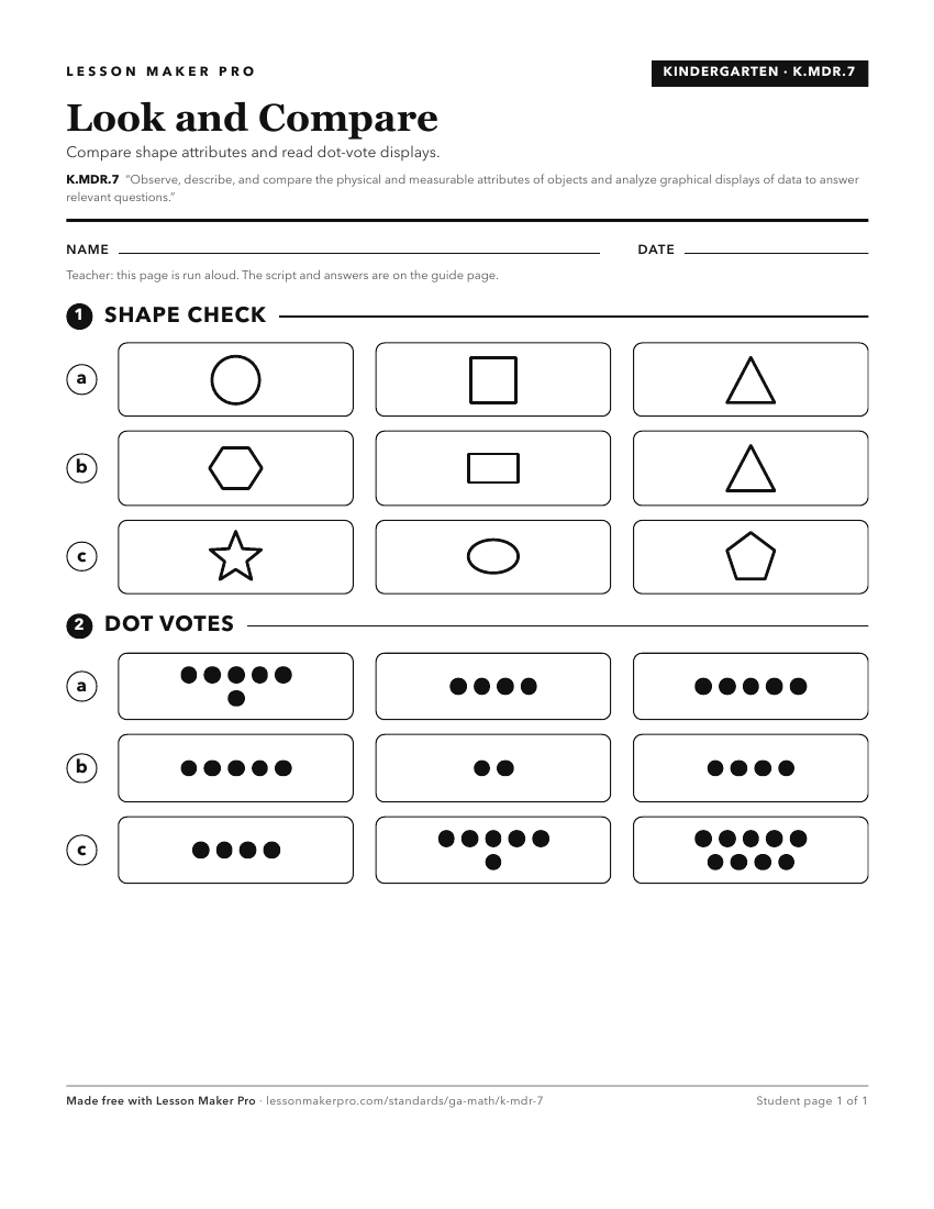 Preview of the K.MDR.7 printable worksheet