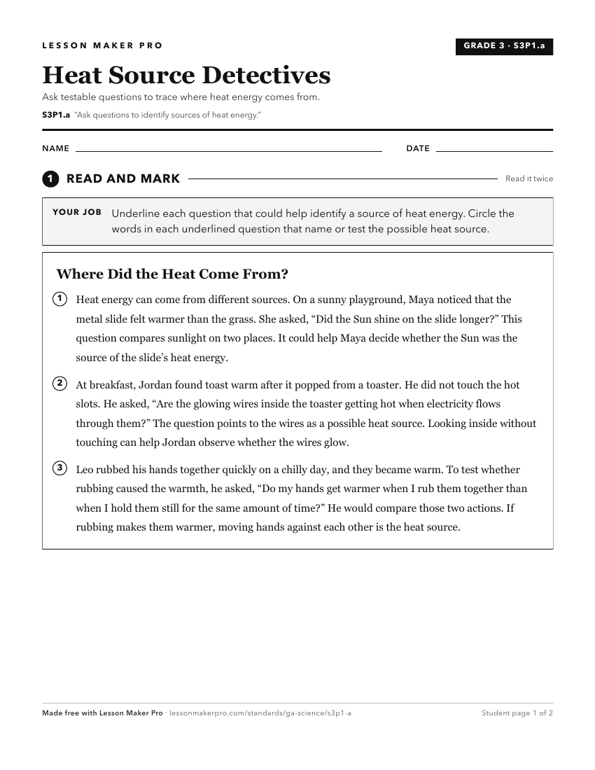 Preview of the S3P1.a printable worksheet