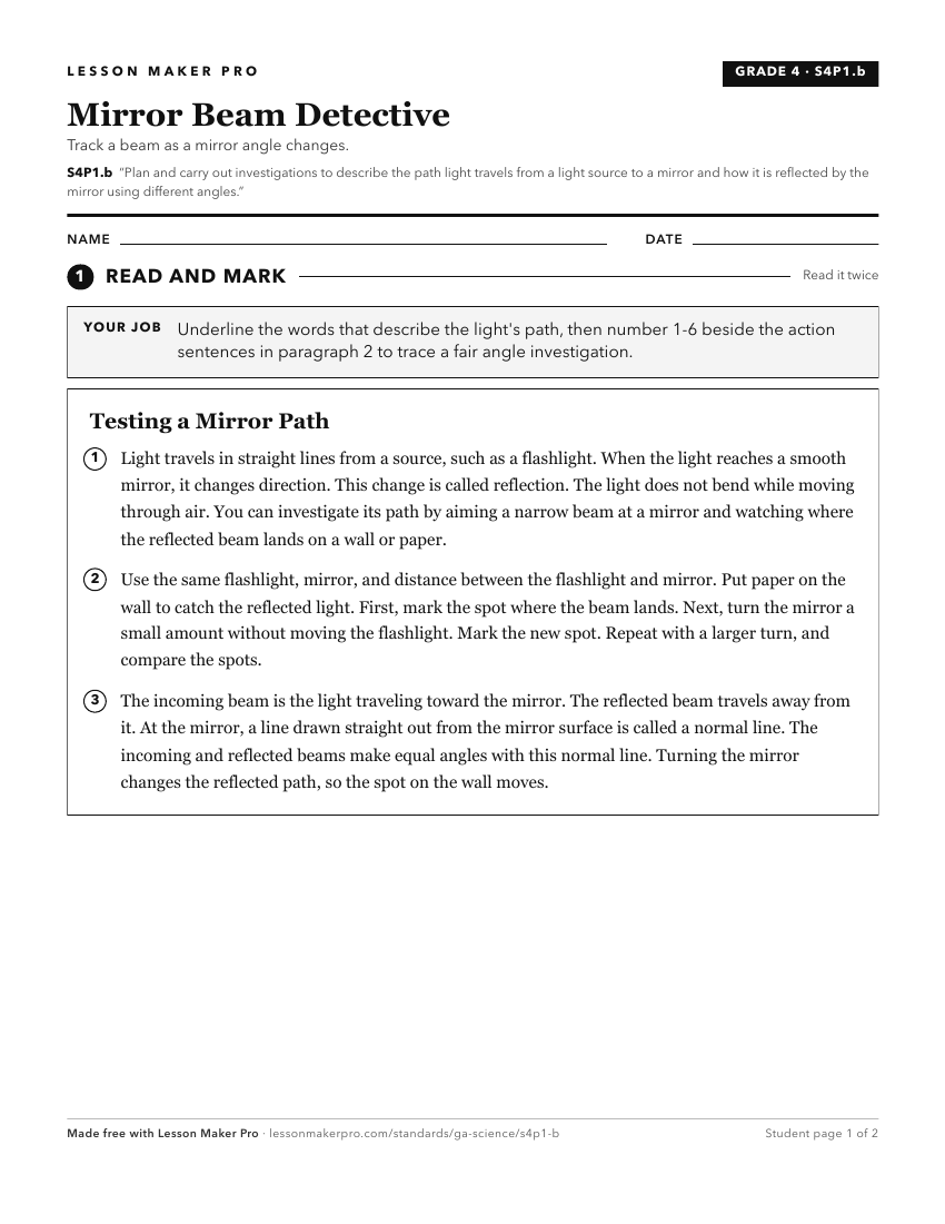Preview of the S4P1.b printable worksheet