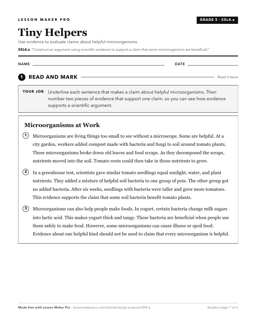 Preview of the S5L4.a printable worksheet