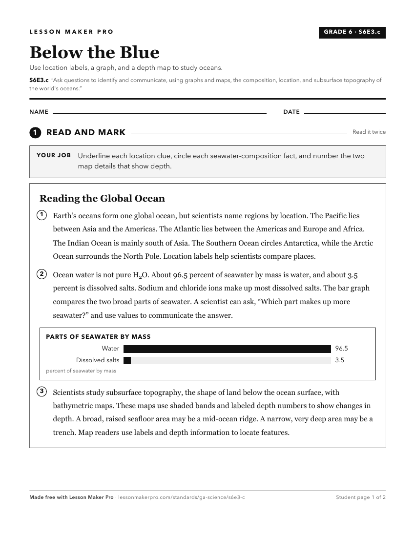 Preview of the S6E3.c printable worksheet