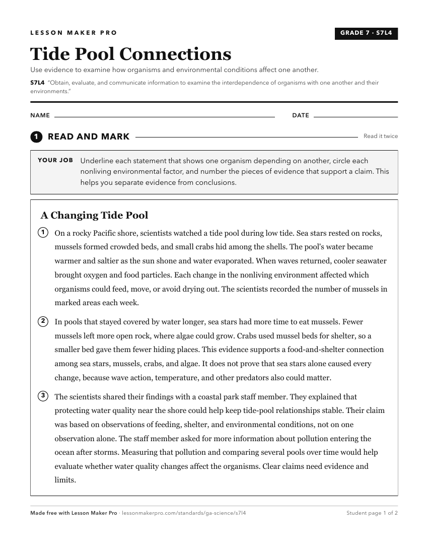 Preview of the S7L4 printable worksheet