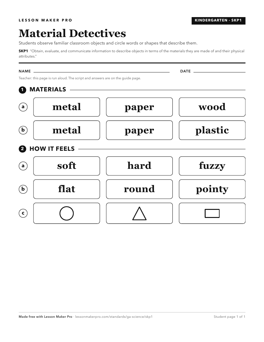 Preview of the SKP1 printable worksheet