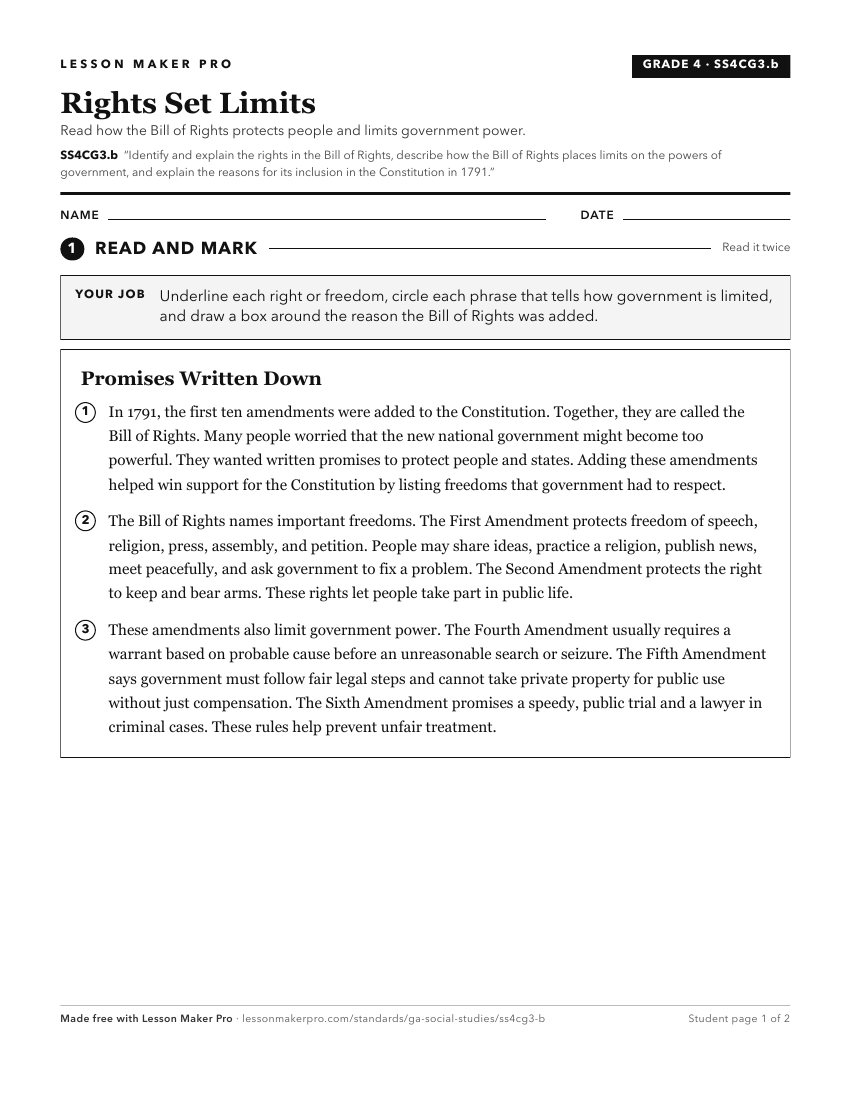 Preview of the SS4CG3.b printable worksheet