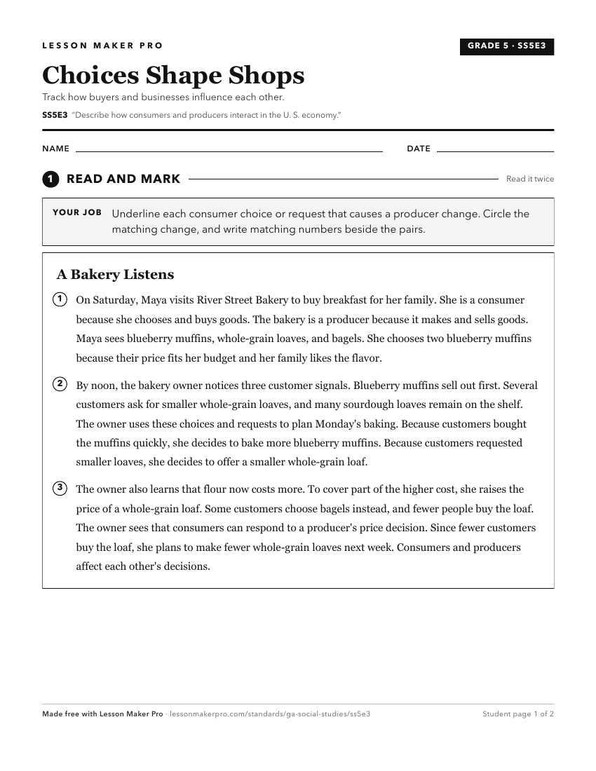 Preview of the SS5E3 printable worksheet