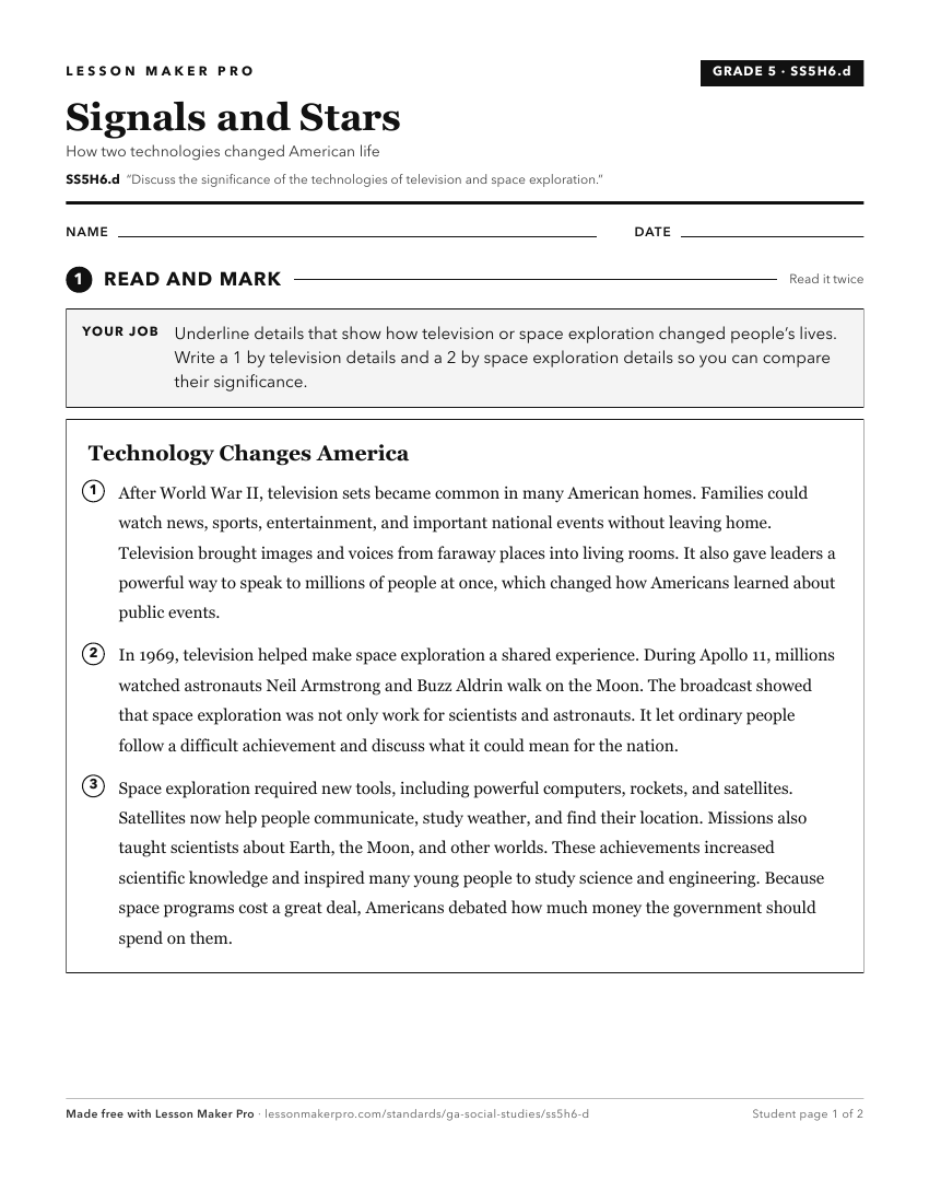 Preview of the SS5H6.d printable worksheet