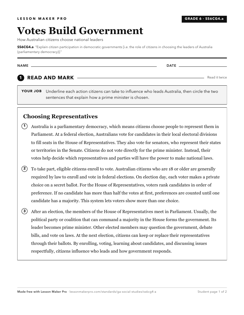 Preview of the SS6CG4.a printable worksheet