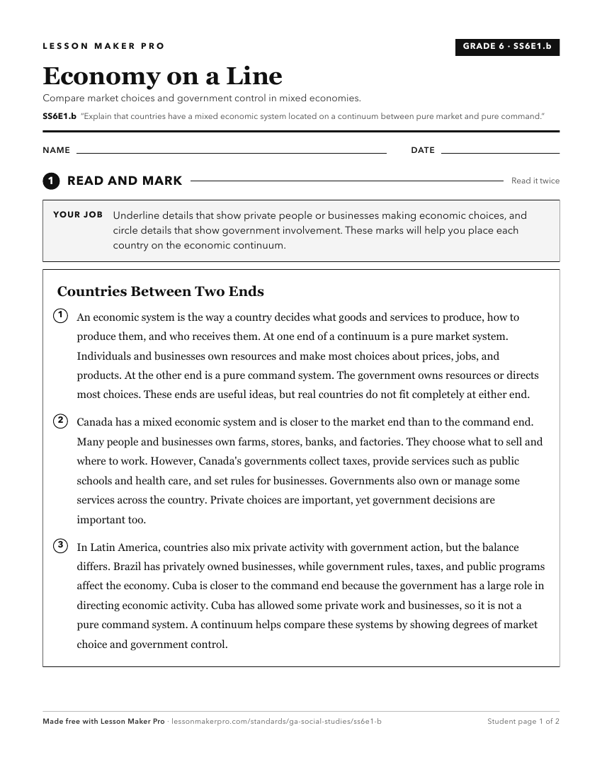 Preview of the SS6E1.b printable worksheet