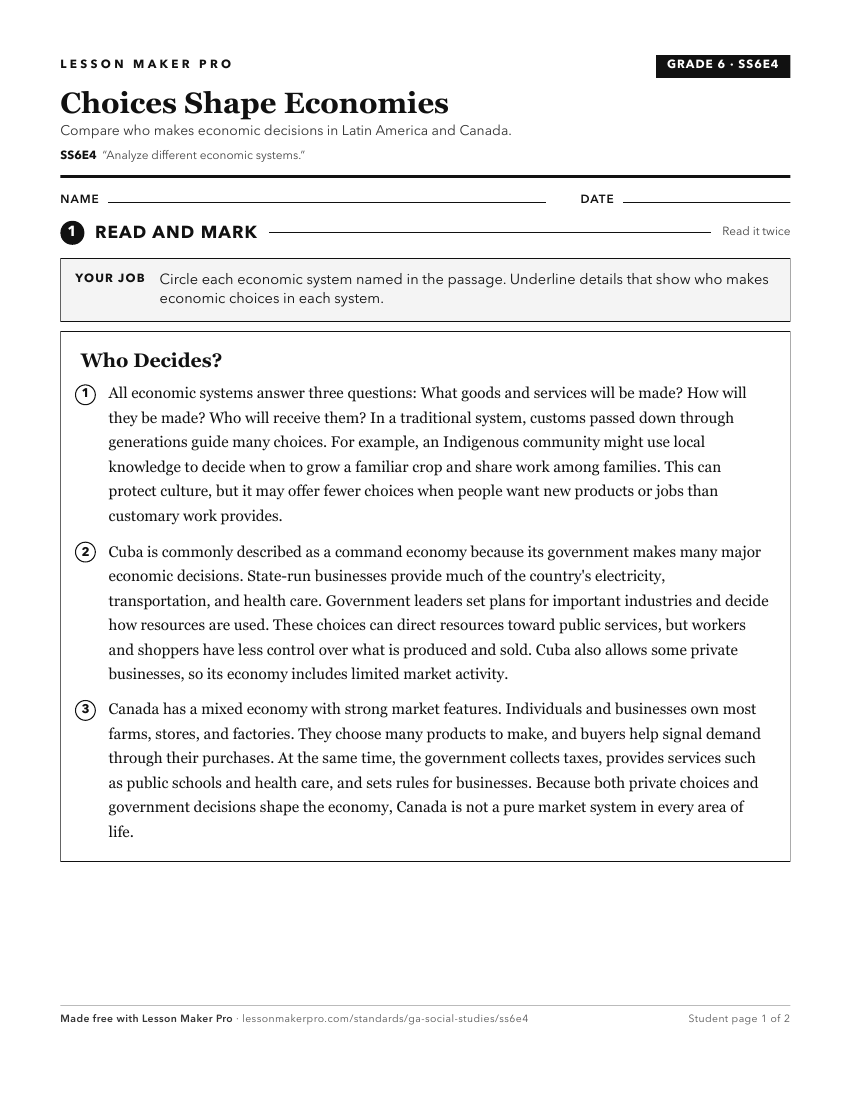 Preview of the SS6E4 printable worksheet