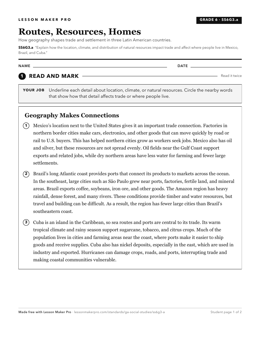 Preview of the SS6G3.a printable worksheet