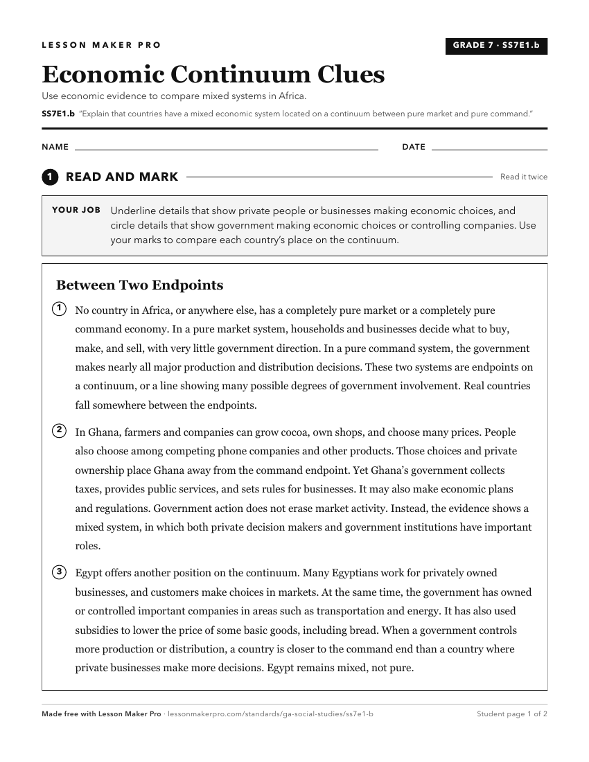 Preview of the SS7E1.b printable worksheet