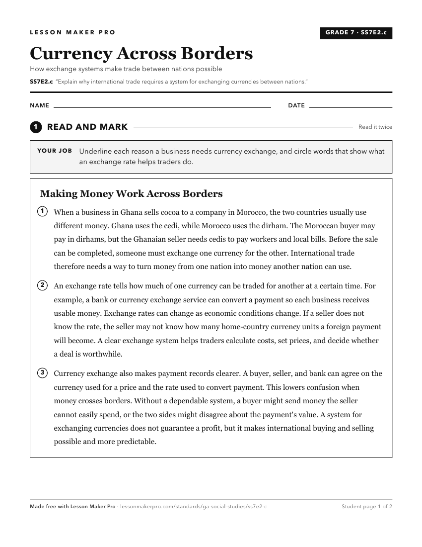 Preview of the SS7E2.c printable worksheet