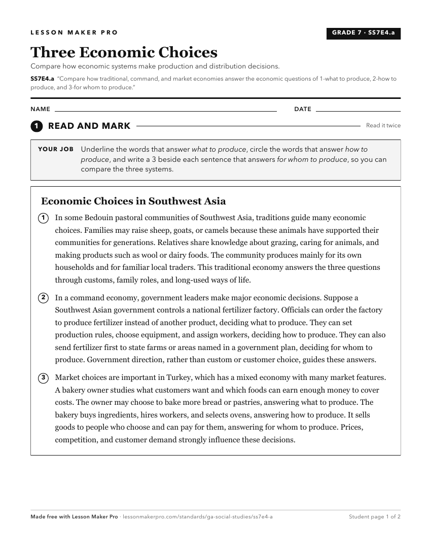 Preview of the SS7E4.a printable worksheet
