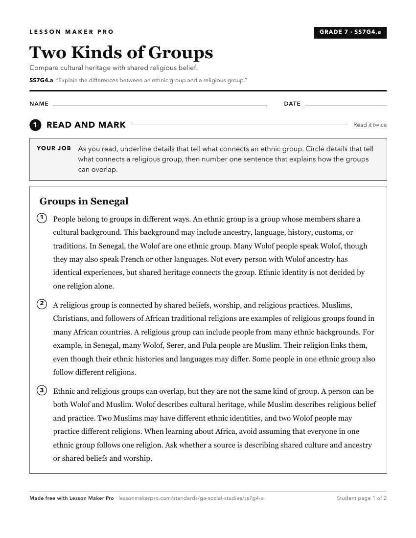 Preview of the SS7G4.a printable worksheet