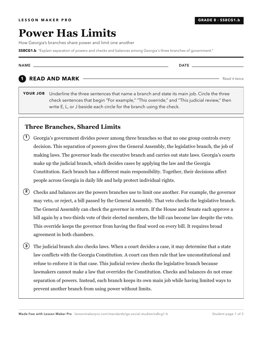Preview of the SS8CG1.b printable worksheet