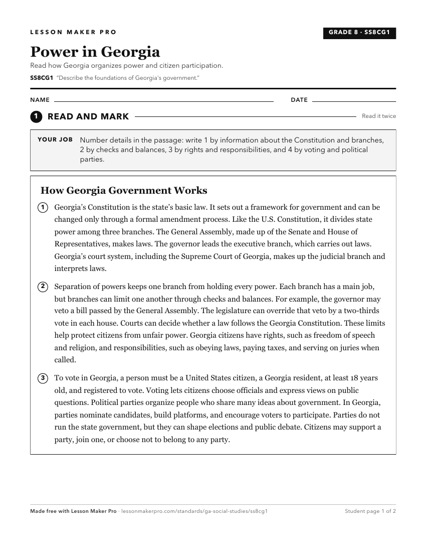 Preview of the SS8CG1 printable worksheet