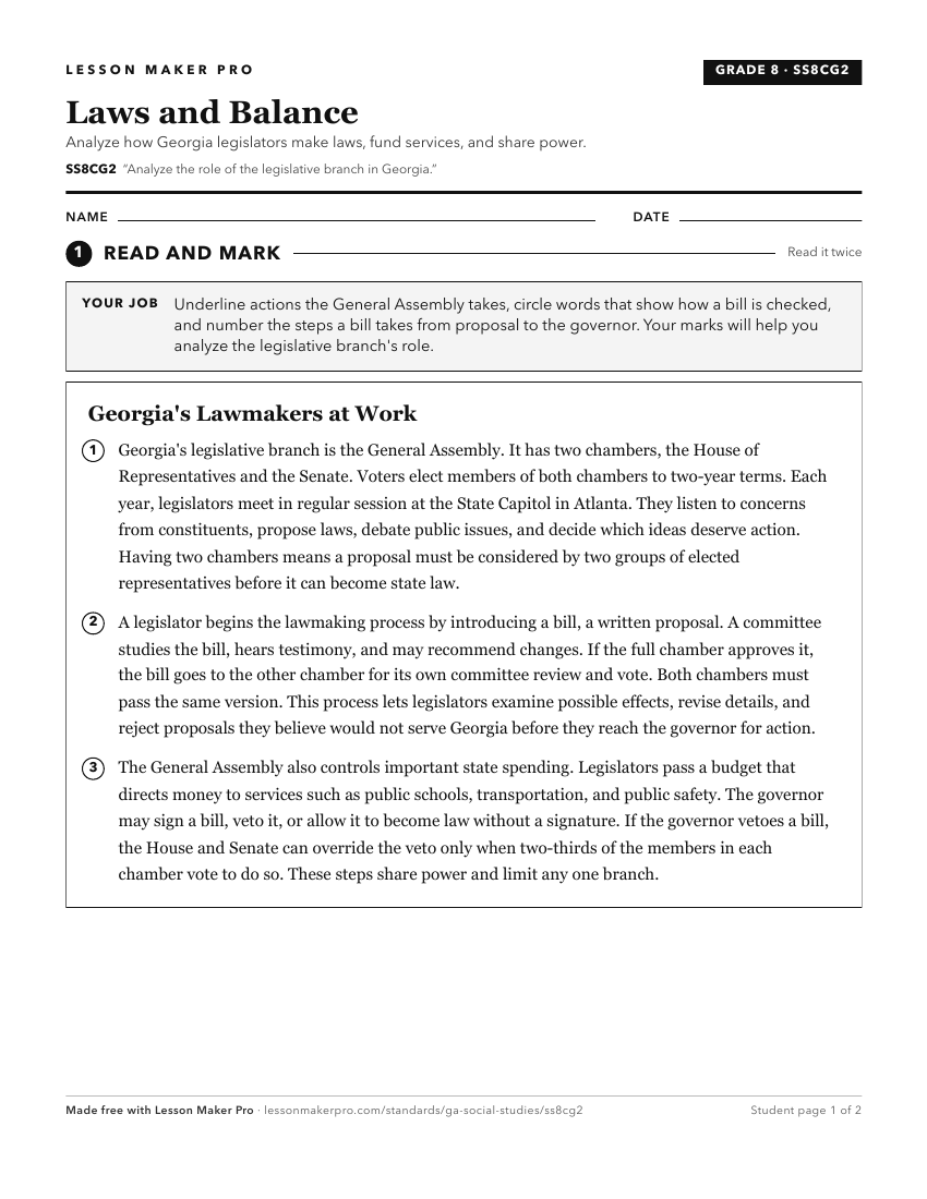 Preview of the SS8CG2 printable worksheet