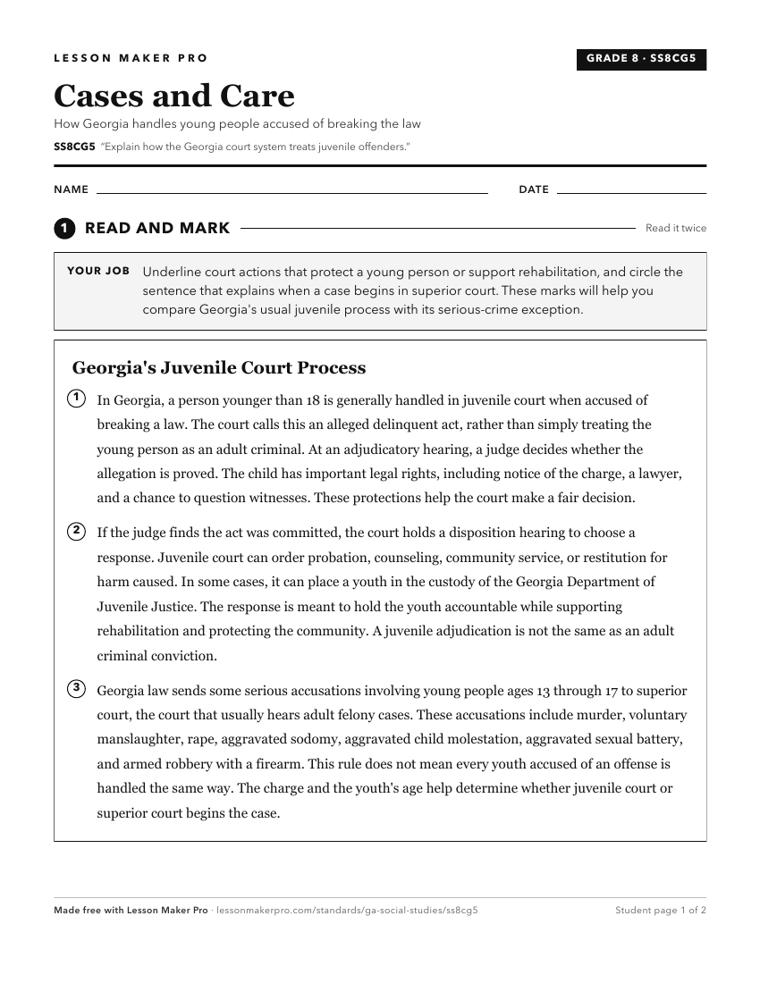 Preview of the SS8CG5 printable worksheet