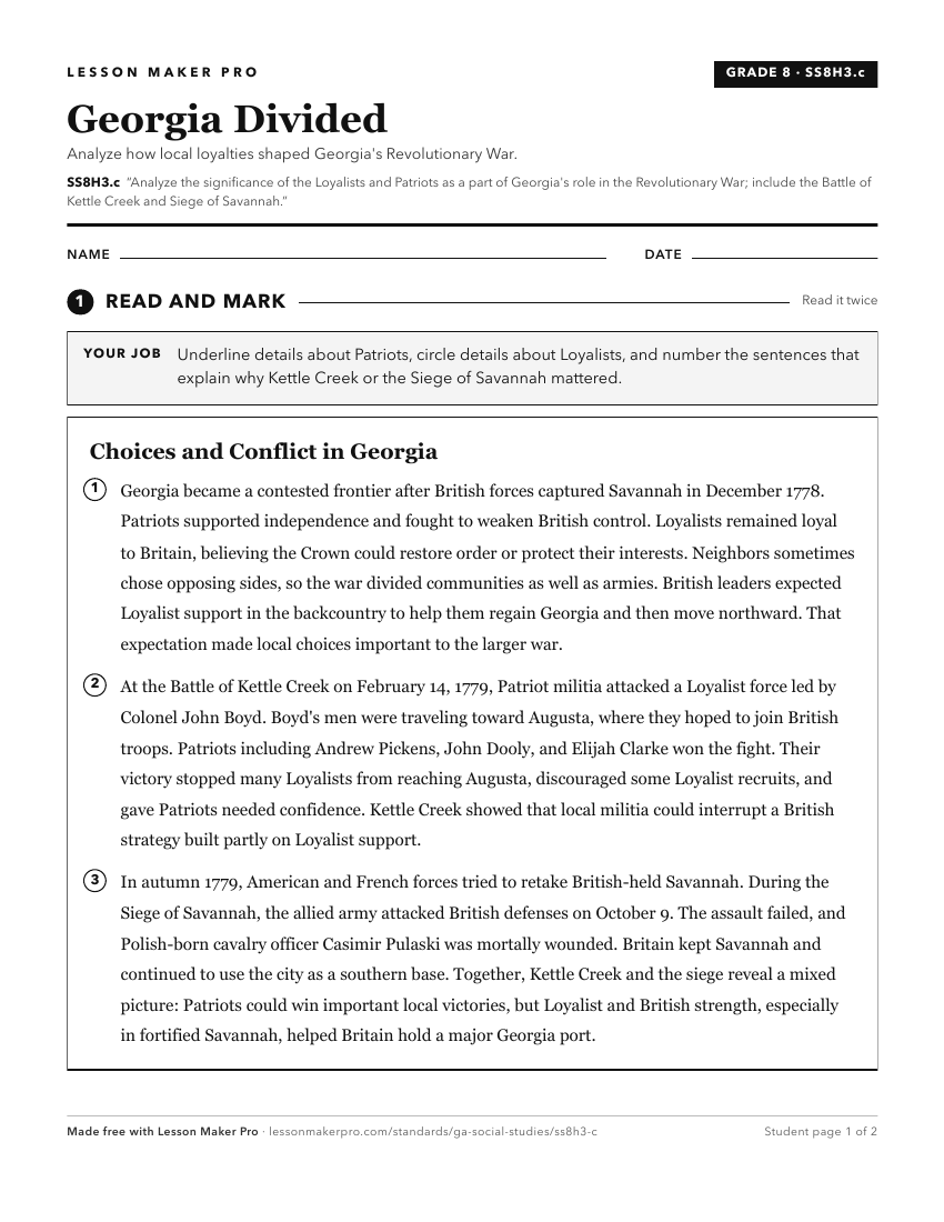 Preview of the SS8H3.c printable worksheet
