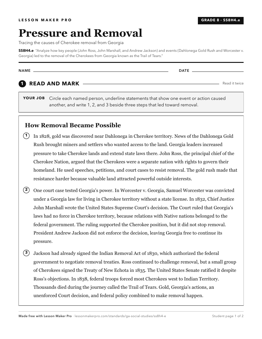 Preview of the SS8H4.e printable worksheet