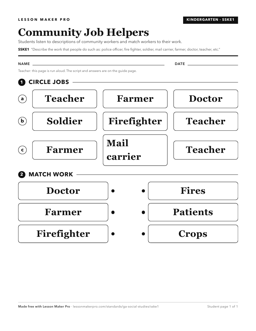 Preview of the SSKE1 printable worksheet