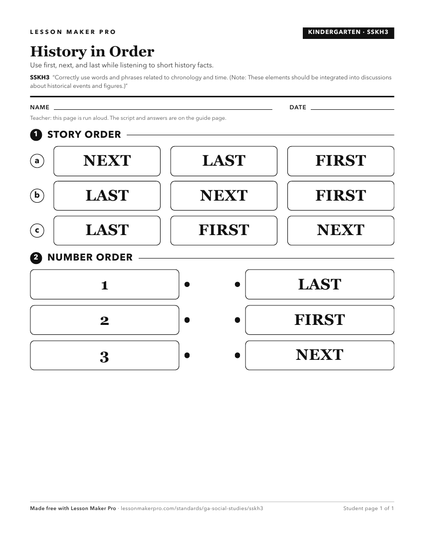 Preview of the SSKH3 printable worksheet