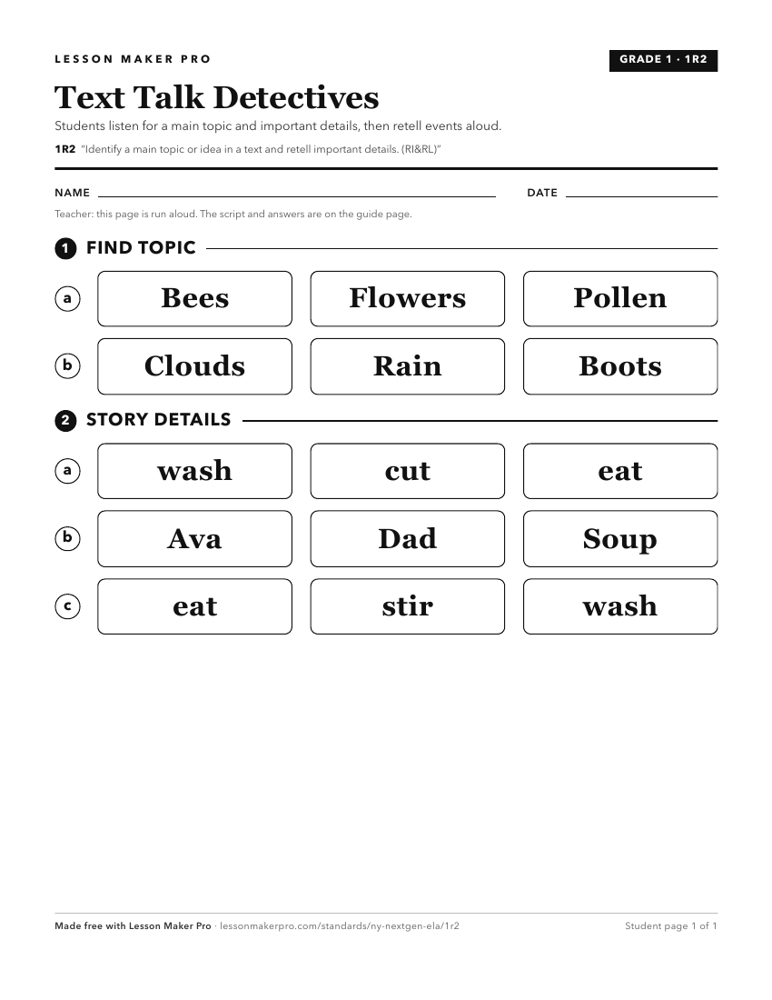 Preview of the 1R2 printable worksheet