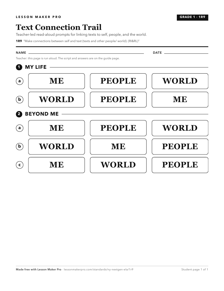 Preview of the 1R9 printable worksheet
