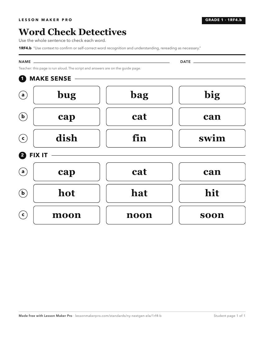 Preview of the 1RF4.b printable worksheet