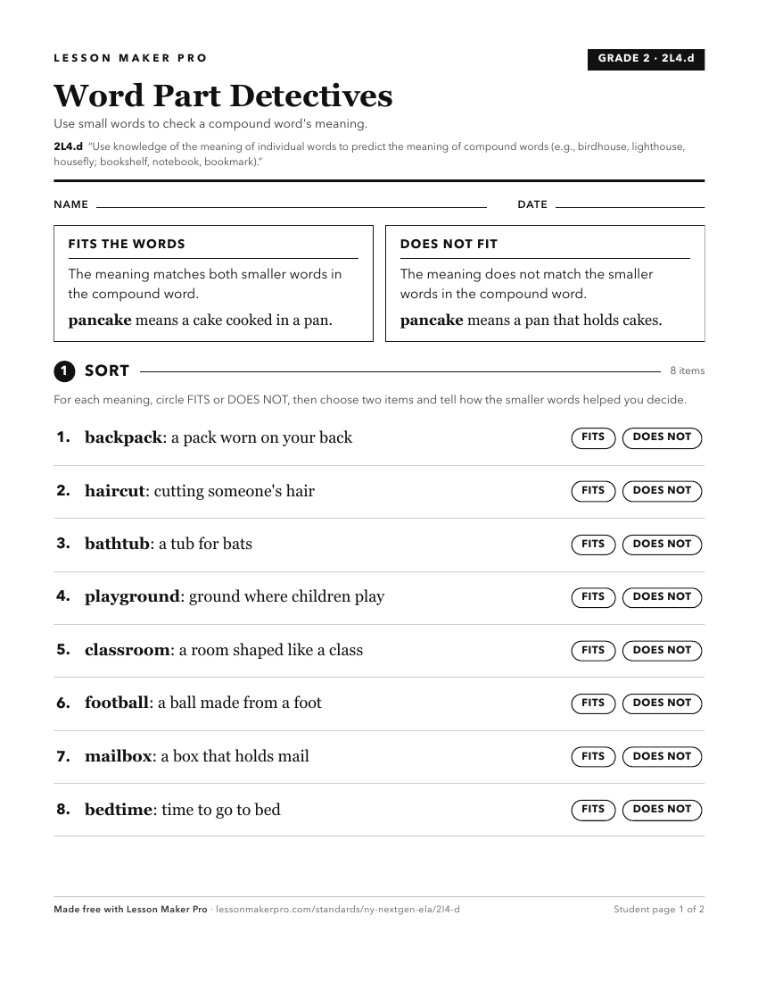 Preview of the 2L4.d printable worksheet