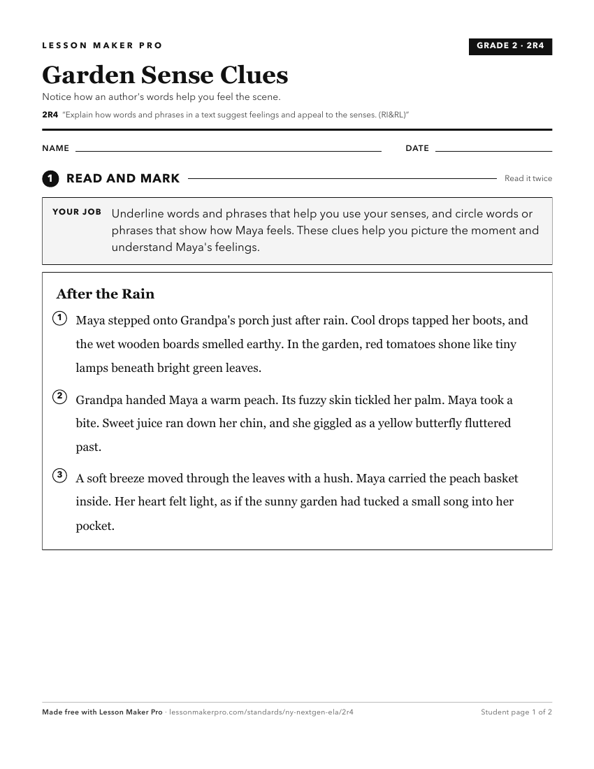 Preview of the 2R4 printable worksheet
