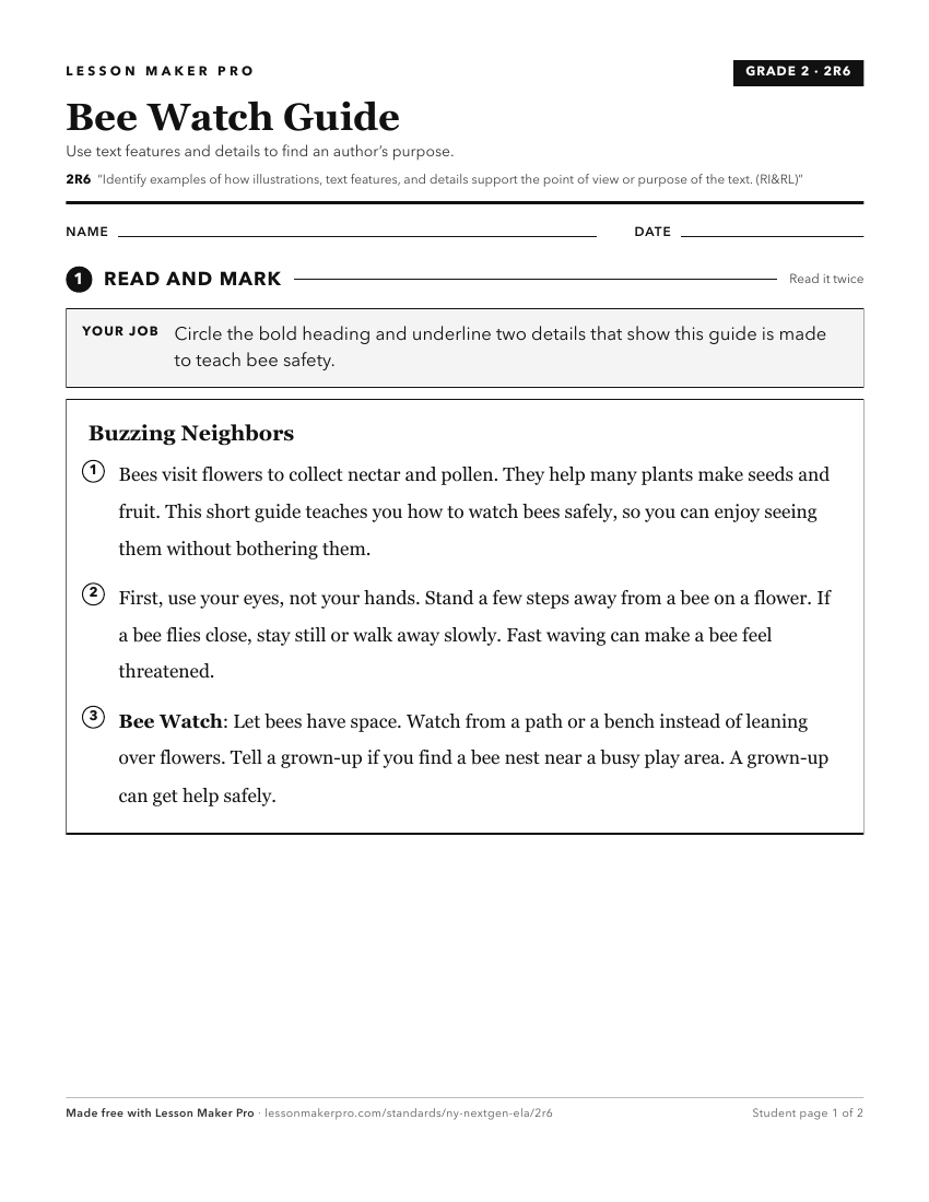 Preview of the 2R6 printable worksheet