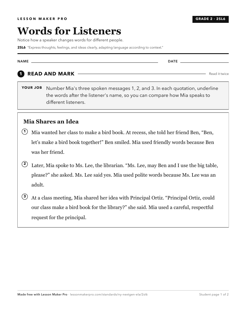 Preview of the 2SL6 printable worksheet