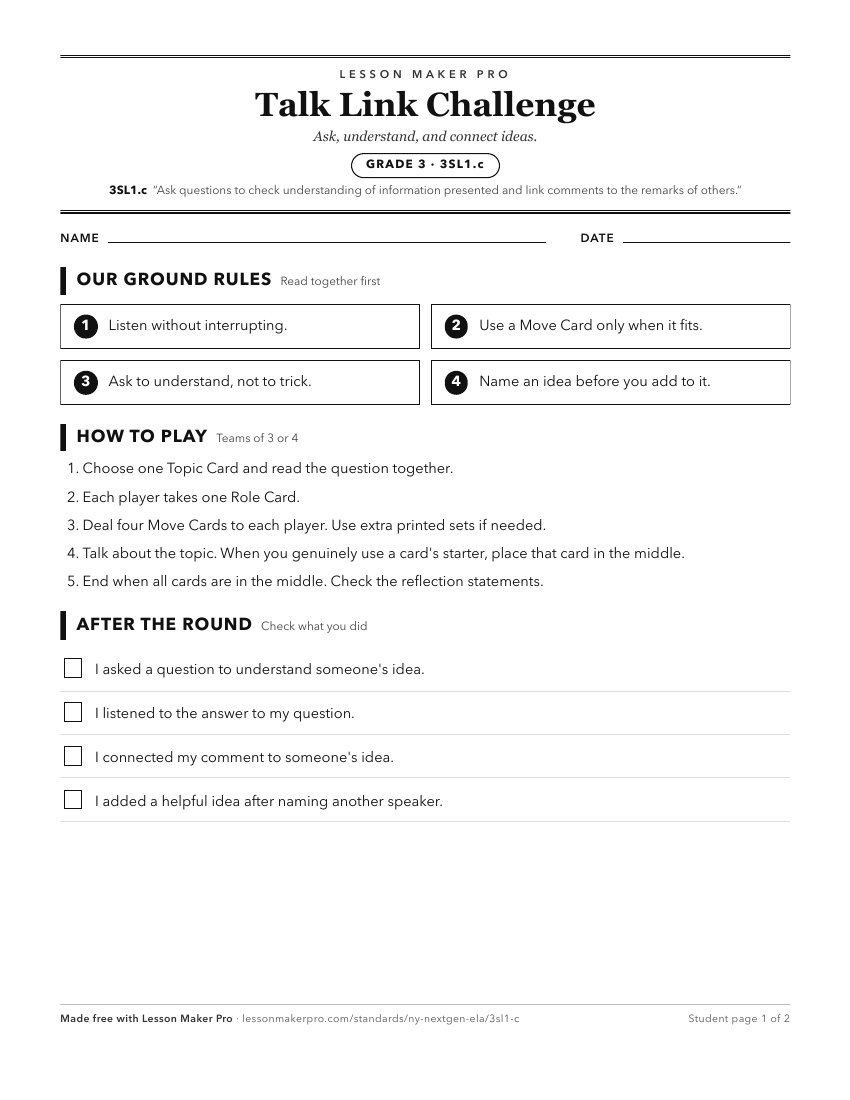 Preview of the 3SL1.c printable worksheet