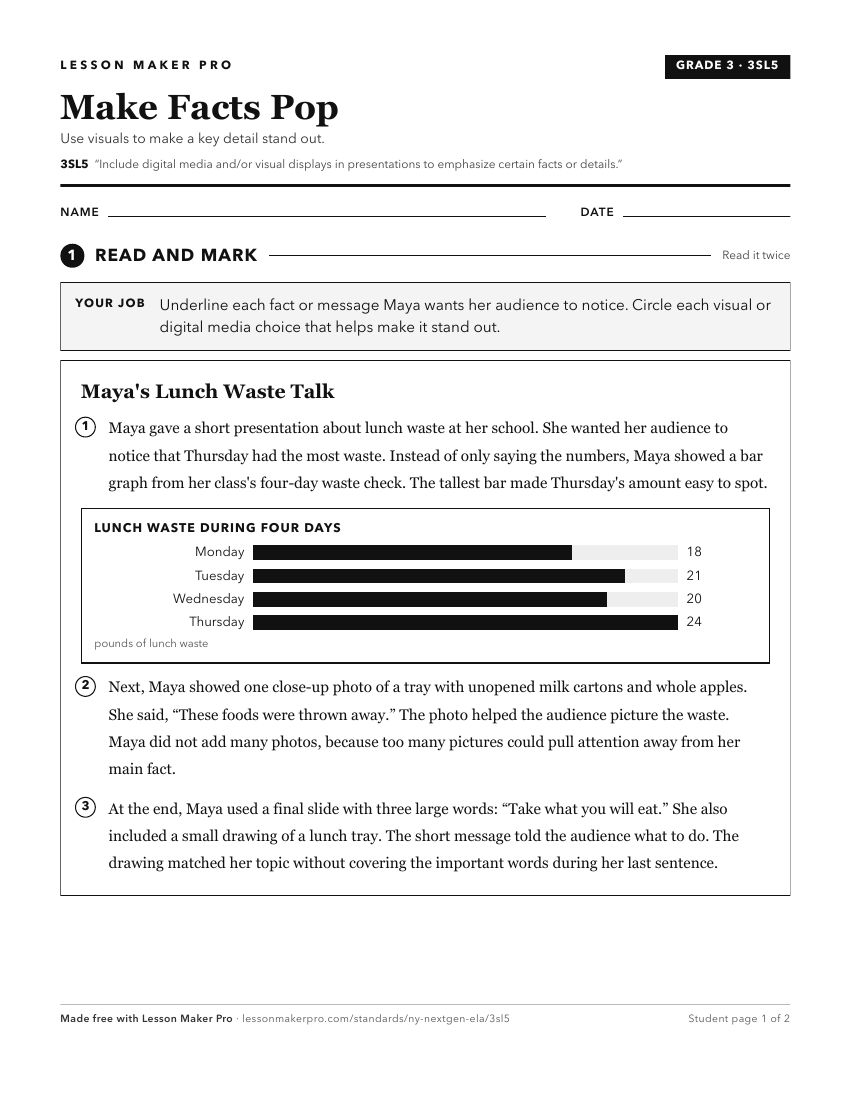 Preview of the 3SL5 printable worksheet