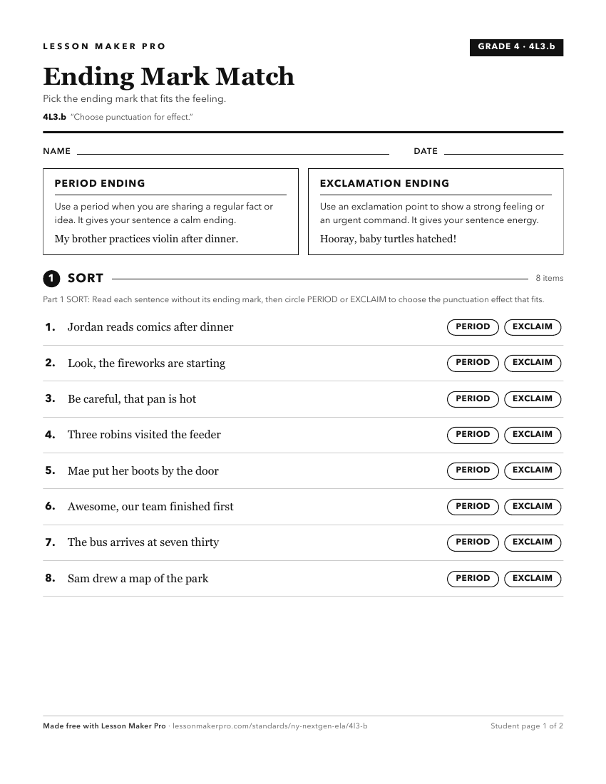 Preview of the 4L3.b printable worksheet