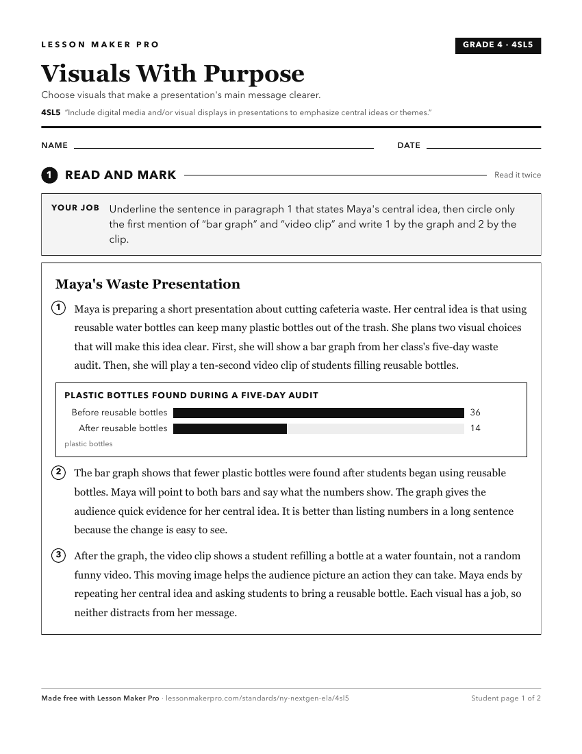 Preview of the 4SL5 printable worksheet