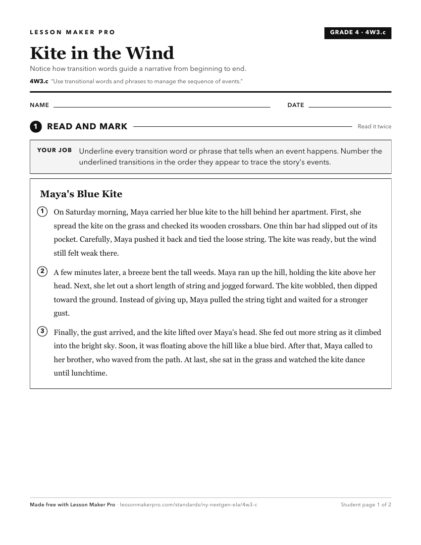 Preview of the 4W3.c printable worksheet