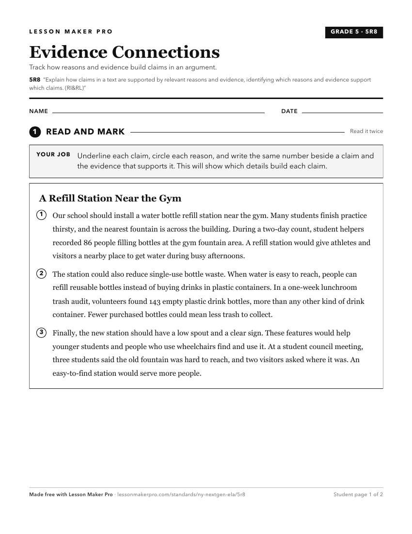 Preview of the 5R8 printable worksheet