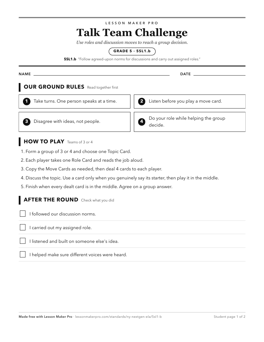 Preview of the 5SL1.b printable worksheet
