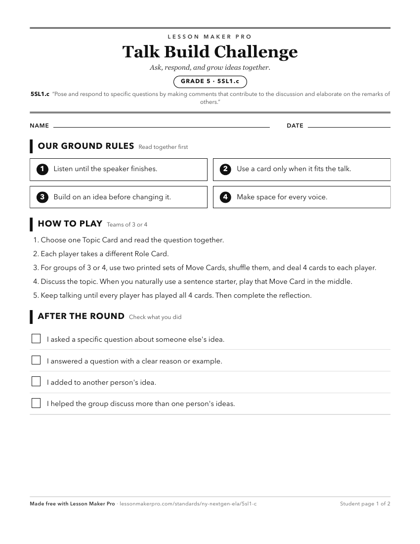 Preview of the 5SL1.c printable worksheet