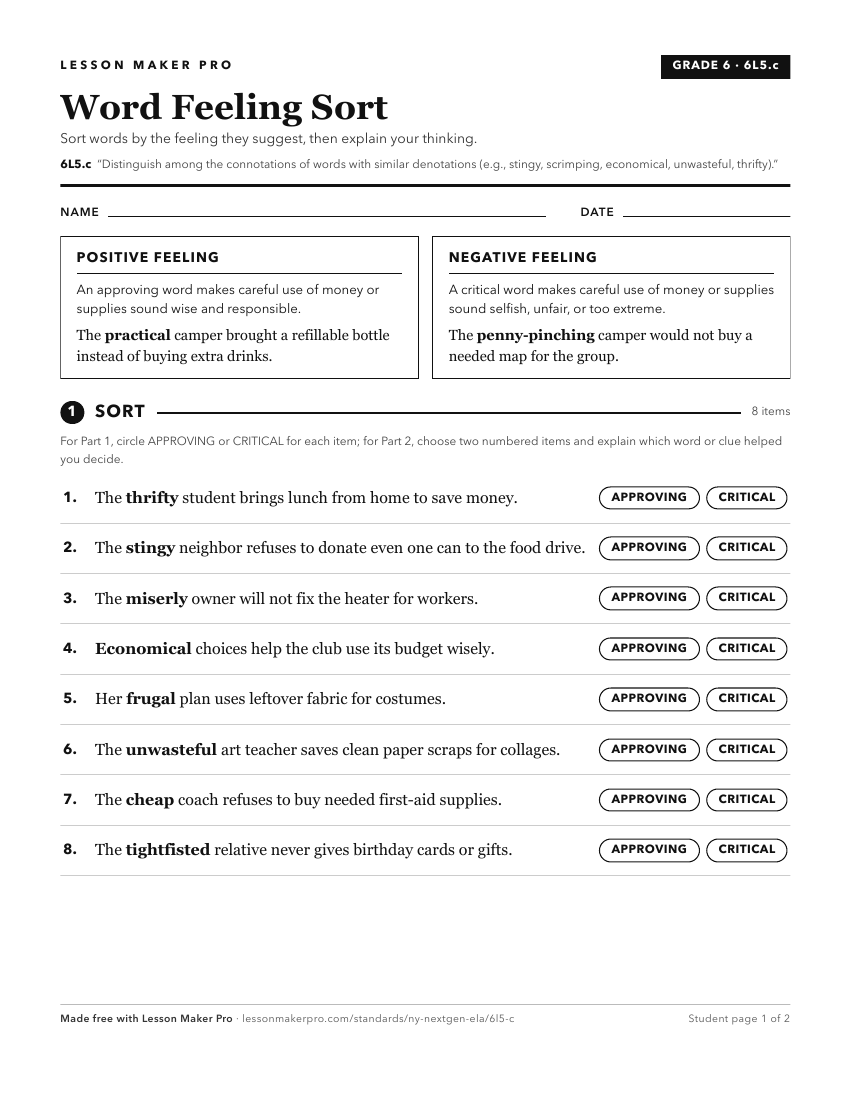 Preview of the 6L5.c printable worksheet