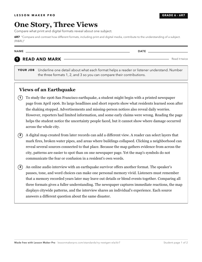 Preview of the 6R7 printable worksheet