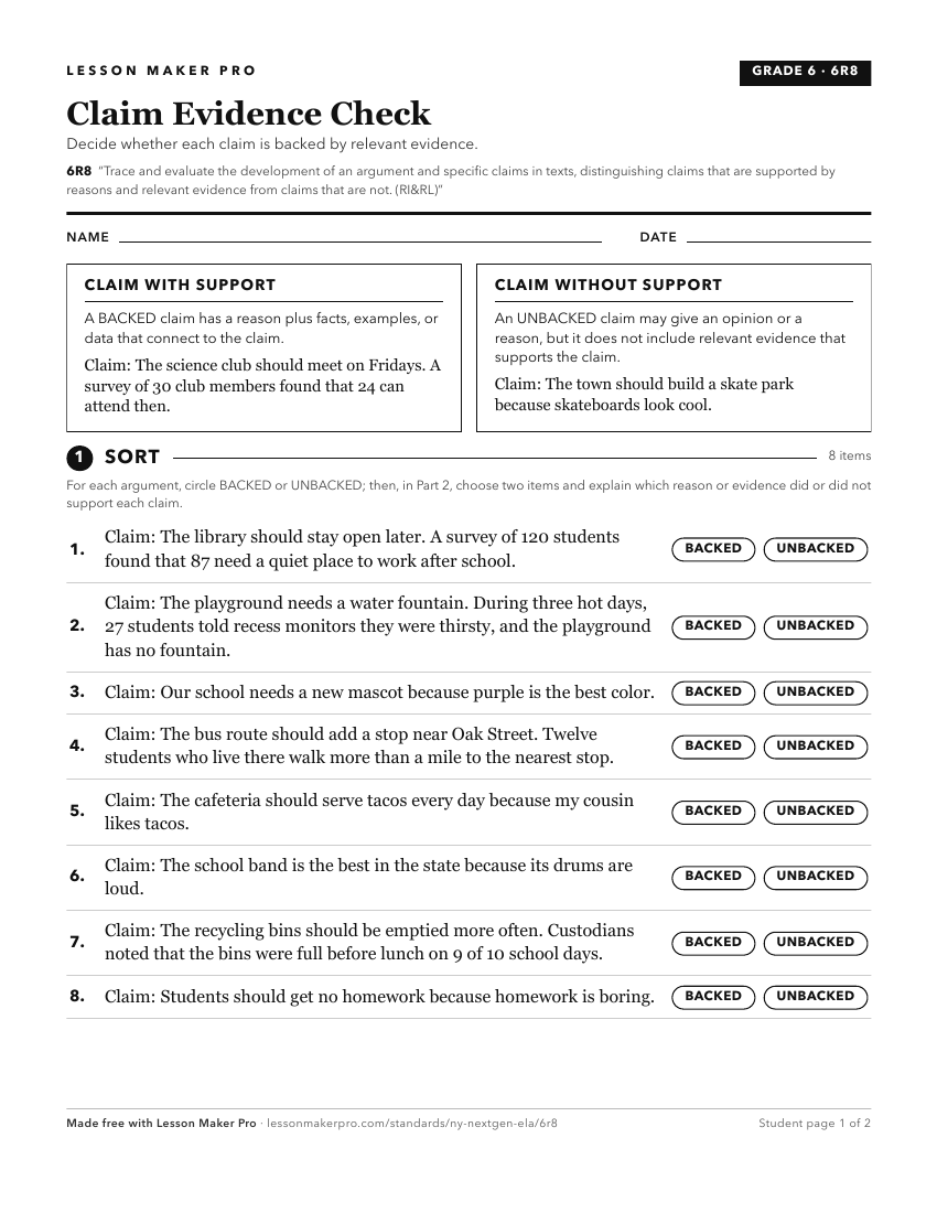 Preview of the 6R8 printable worksheet