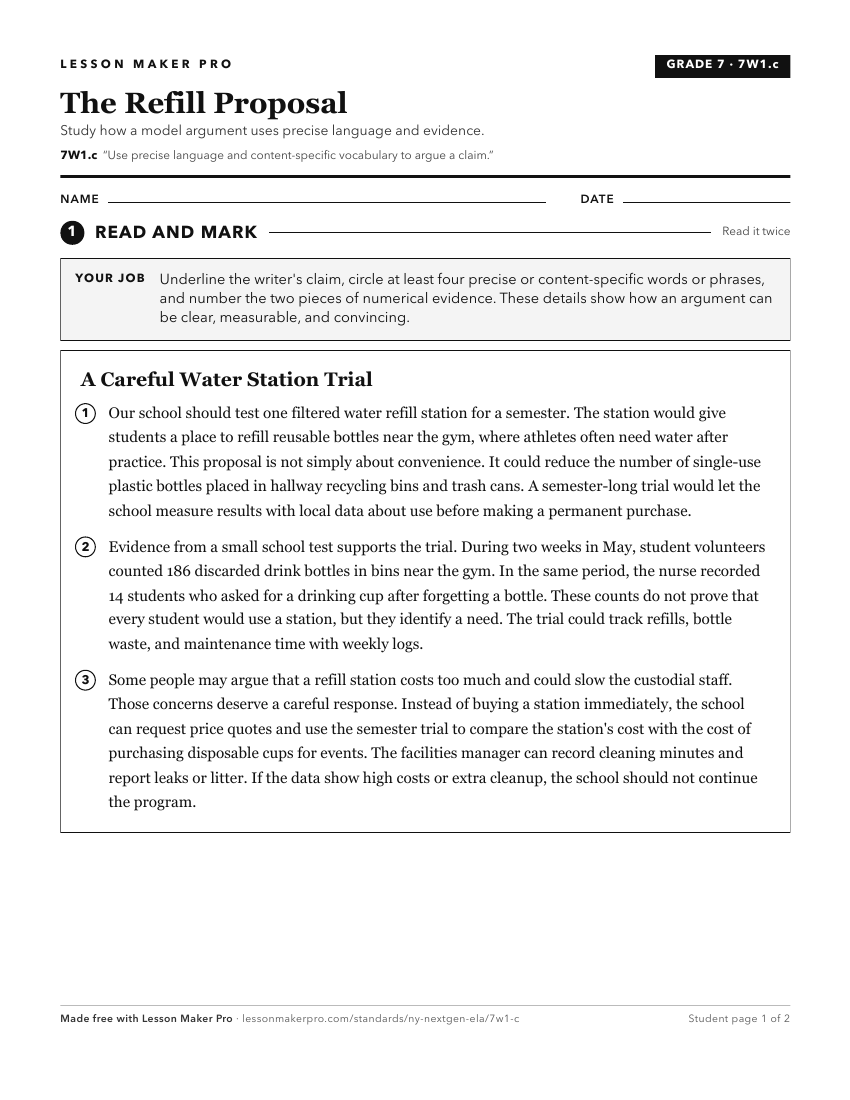Preview of the 7W1.c printable worksheet