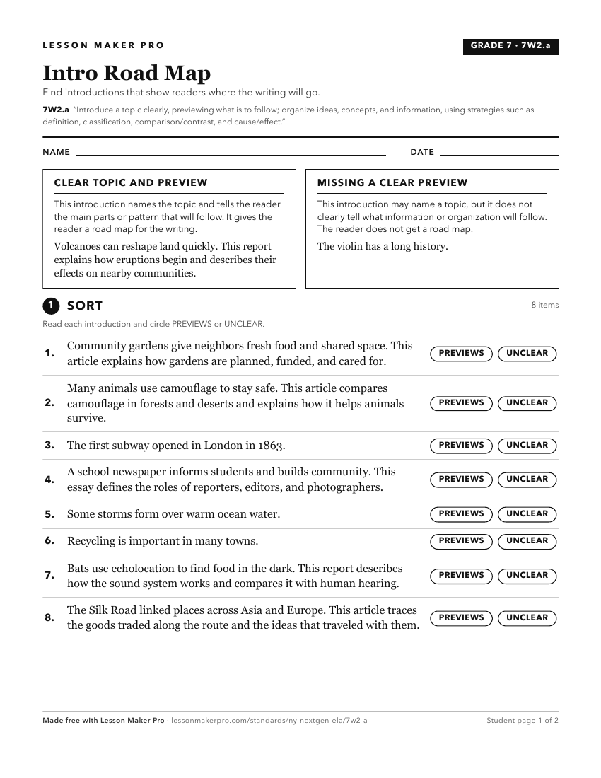 Preview of the 7W2.a printable worksheet