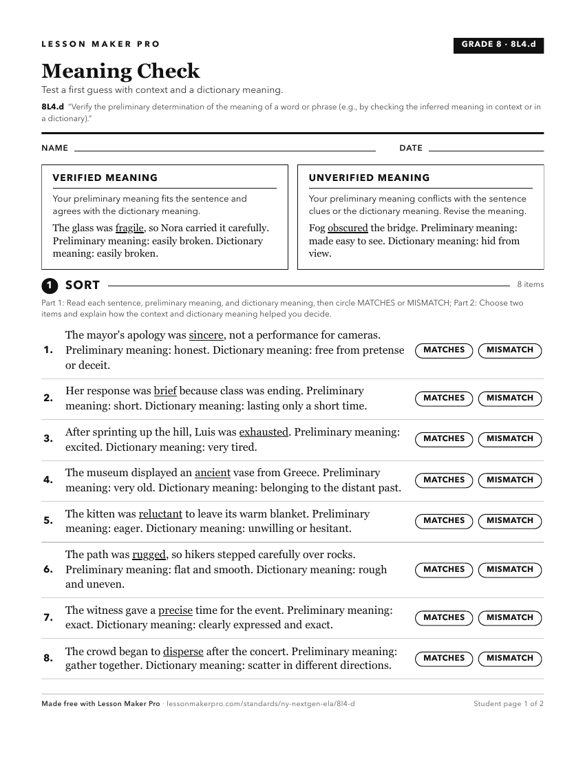 Preview of the 8L4.d printable worksheet