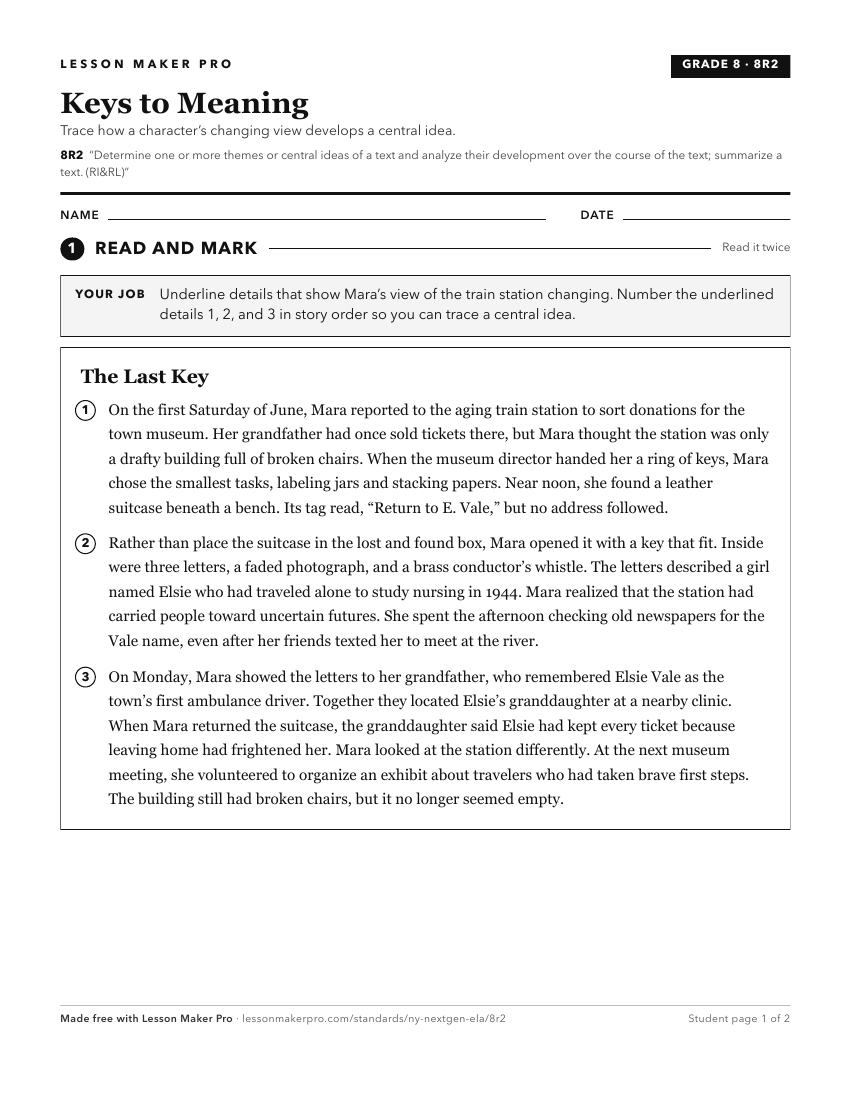 Preview of the 8R2 printable worksheet