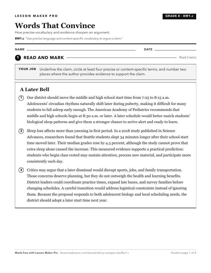 Preview of the 8W1.c printable worksheet